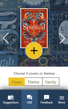 Choose between Cover, Theme and Family